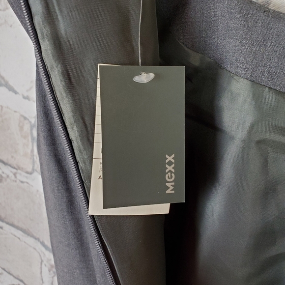 Mexx Career Sheath Dress Charcoal Gray Cap Sleeve Size 34 NWT Friends Classic - Picture 3 of 16